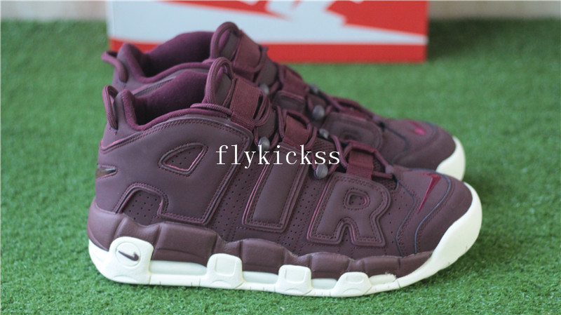 Nike Air More Uptempo Maroon Wine Red